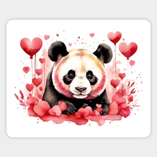 Panda Love Fiesta Magnet